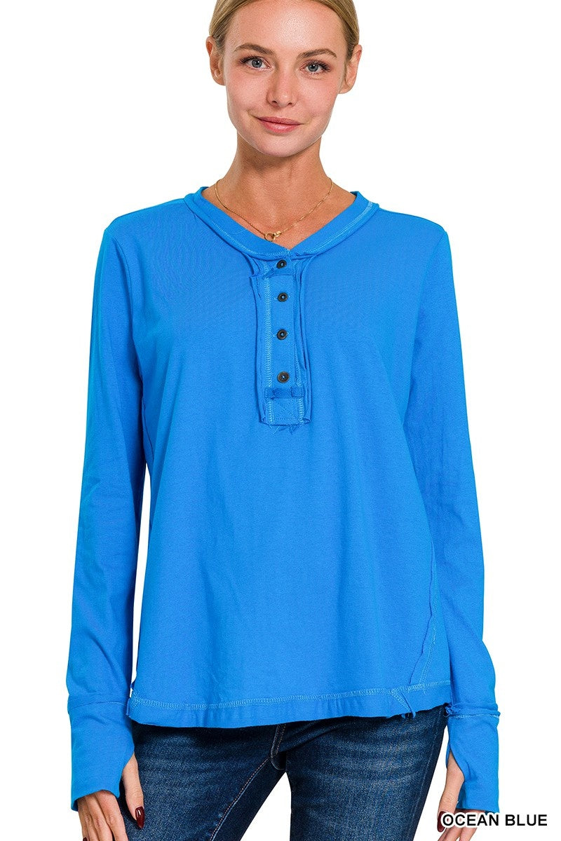 Zoe blue top