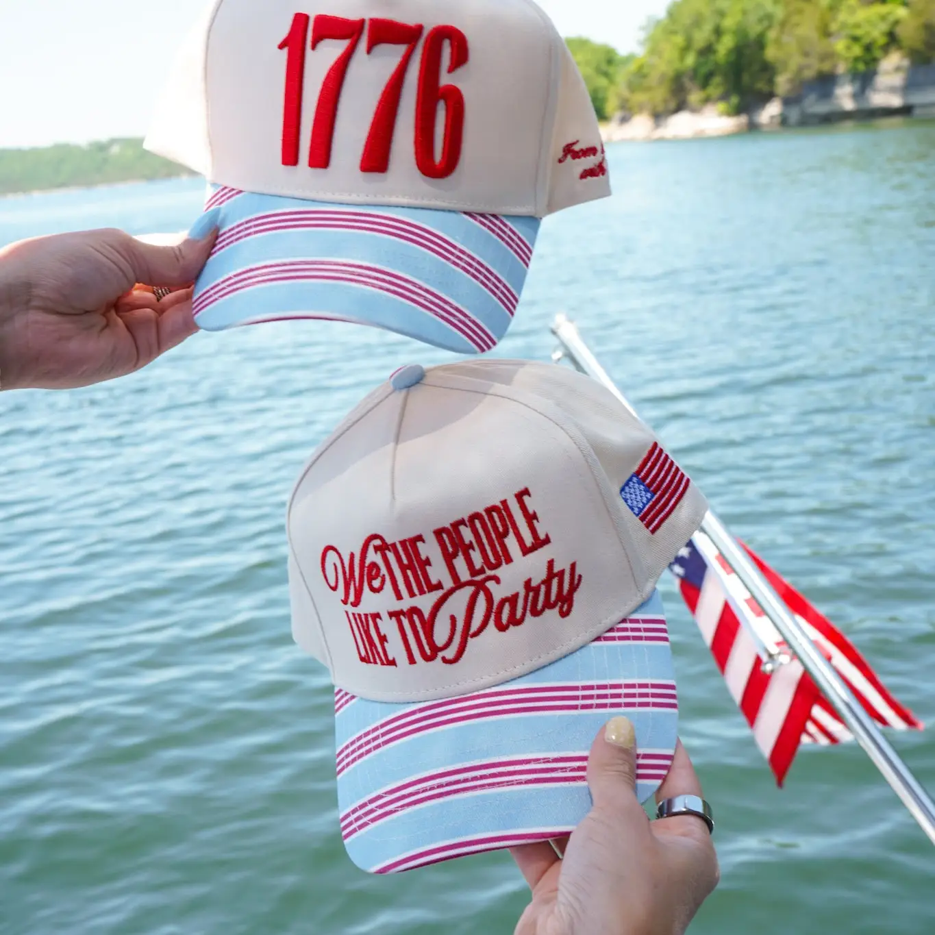 We the People Like To Party - Americana Stripe Hat