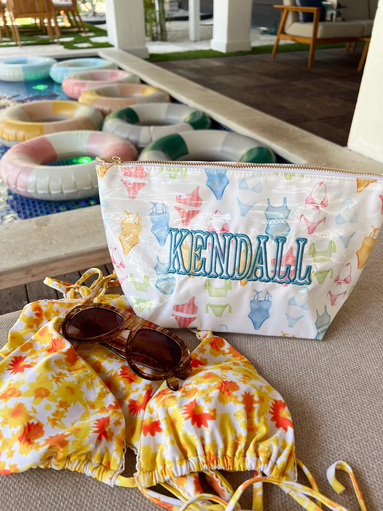 Bikinis Clear Coat Bag
