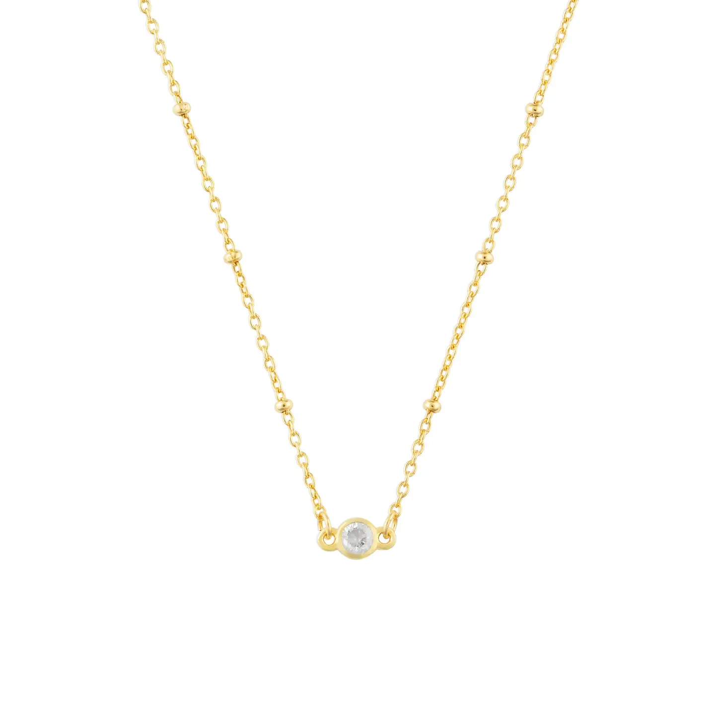 Birthstone Necklace gold