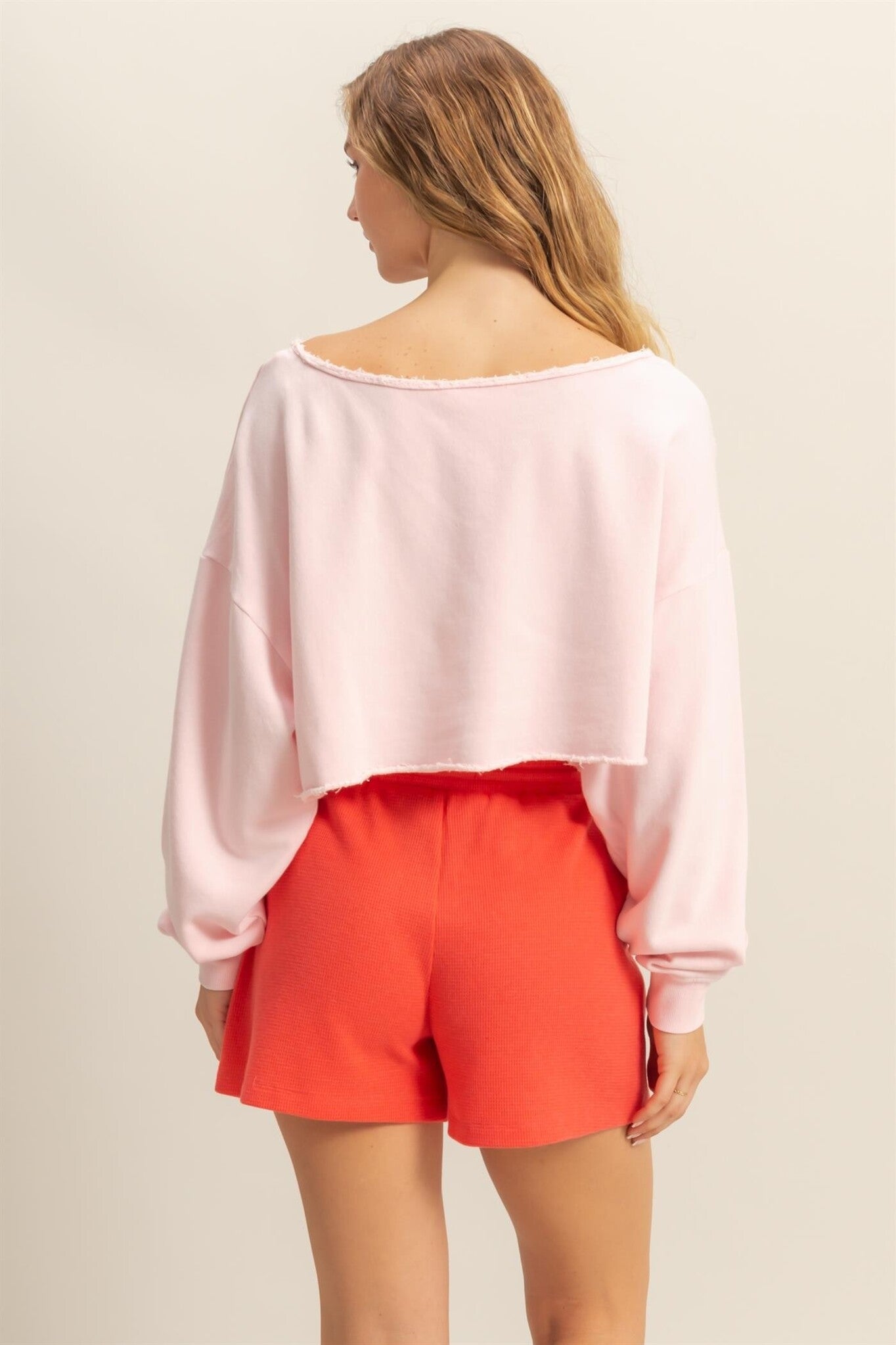 Hazel soft pink top