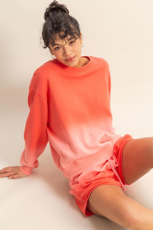 Hailey coral top