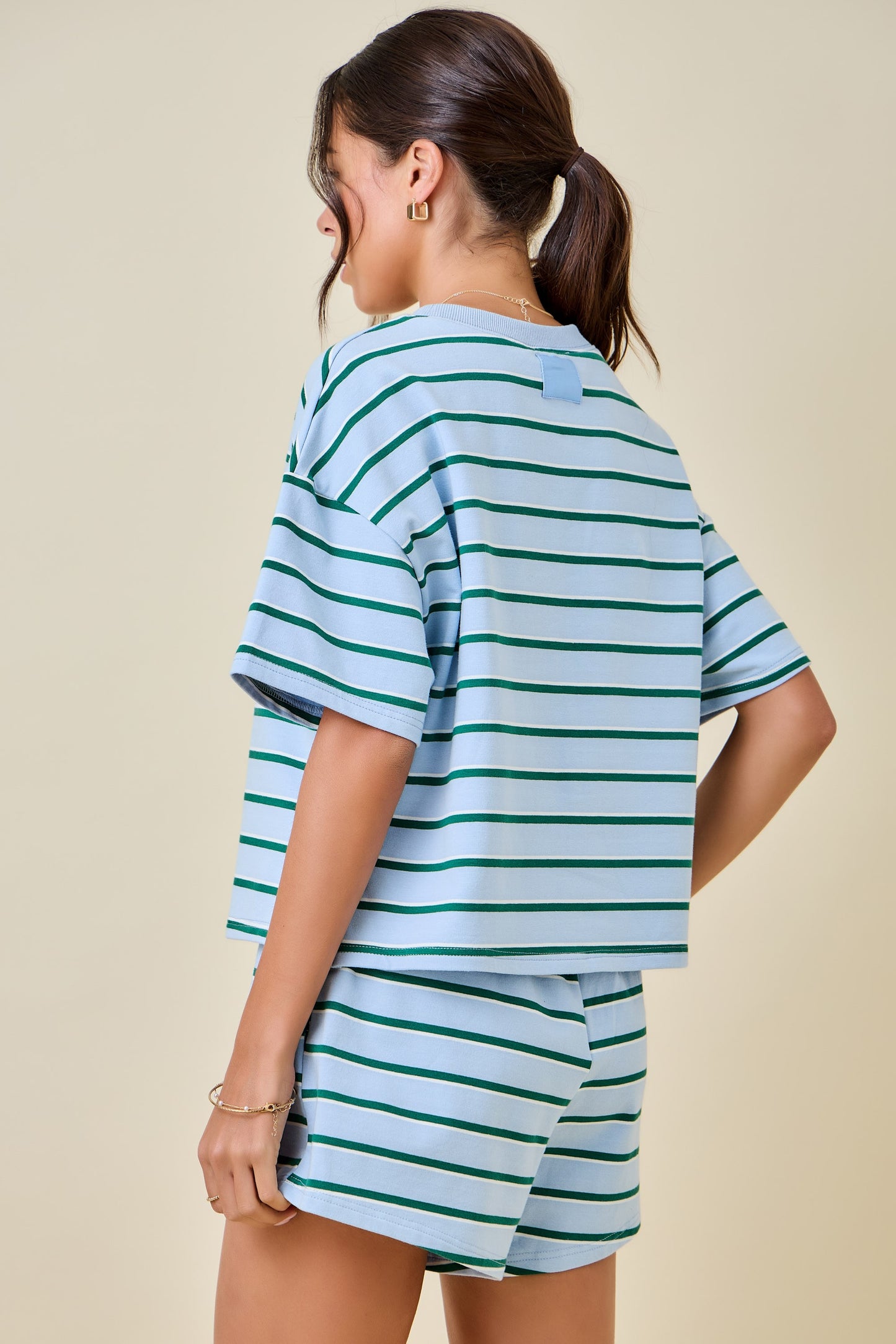 Dylan Striped Set Top Hunter