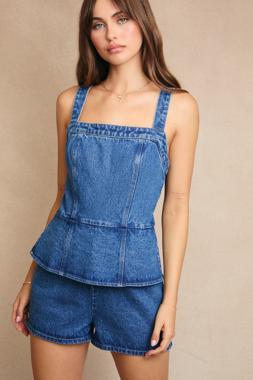 Lauren Denim Romper