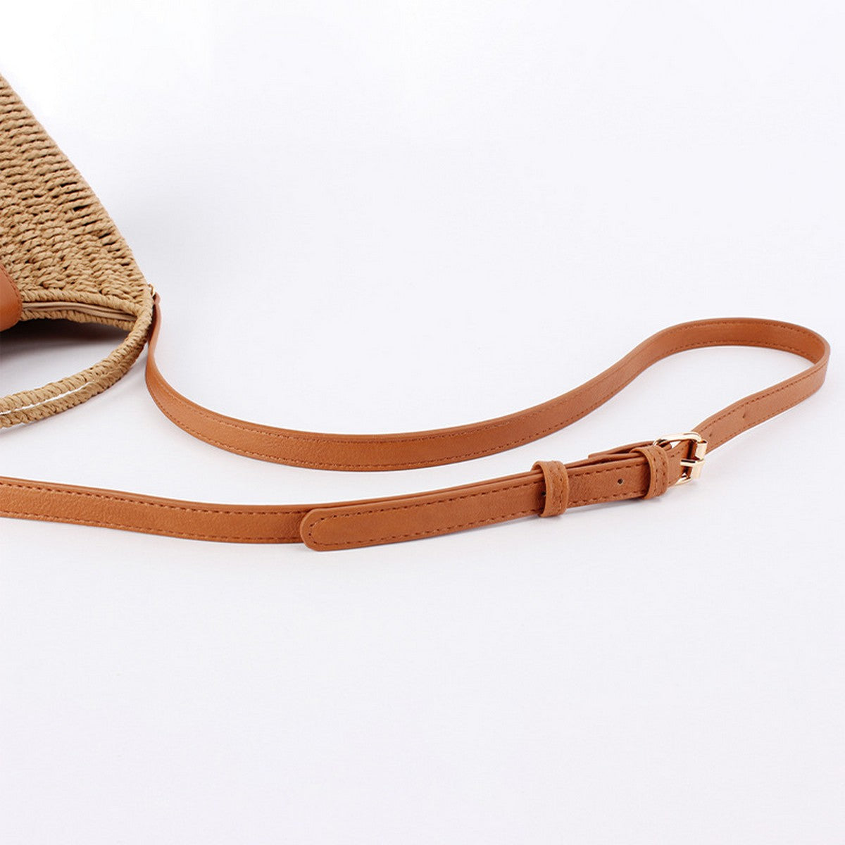 Rope Woven Bag Camel