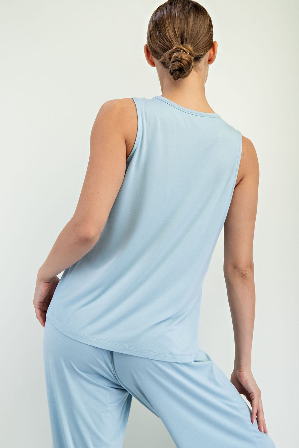 Modal Sleevelss tank blue