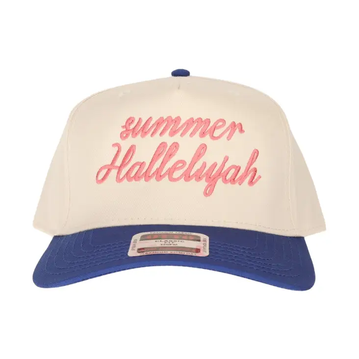 Summer Hallelujah Embroidered Trucker Hat