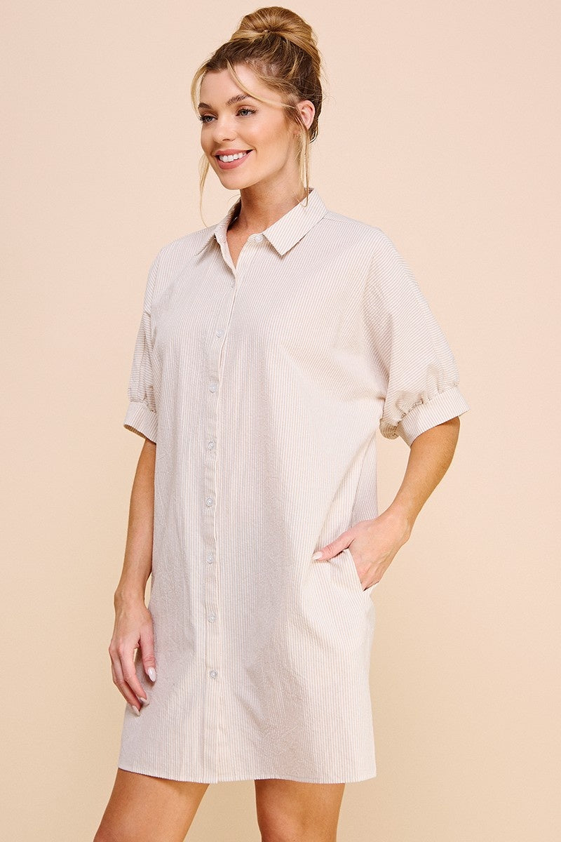 Alli breezy shirt dress