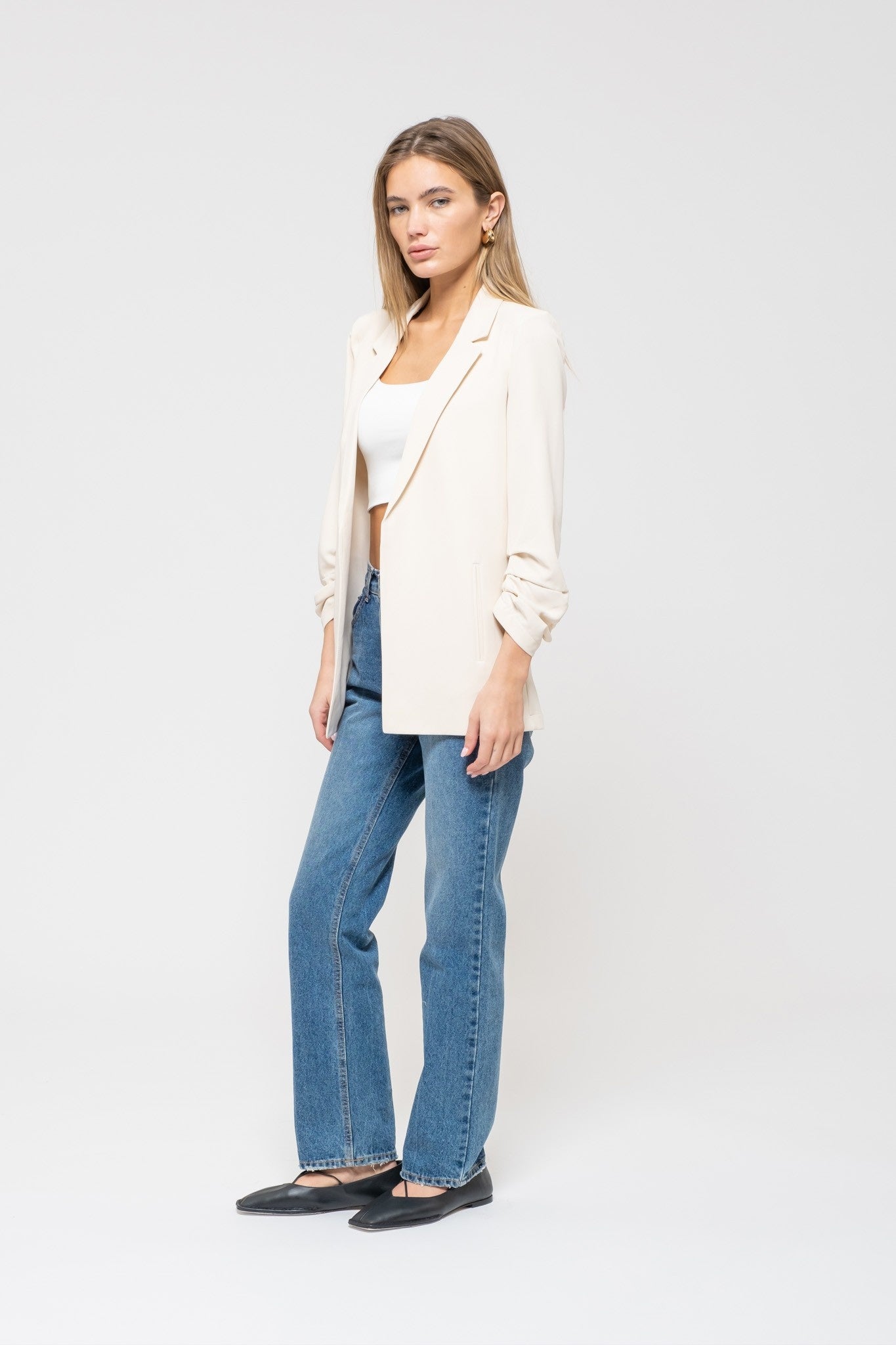 Brenda cream blazer
