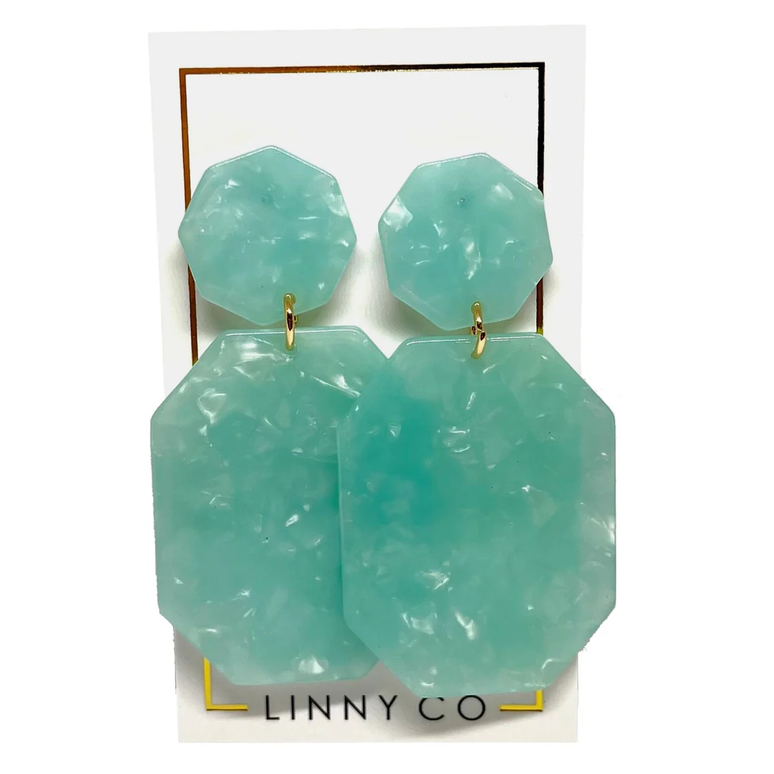 Parker mint earrings