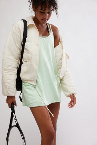 Free People Movement HOT SHOT MINI DRESS / PISTACHIO