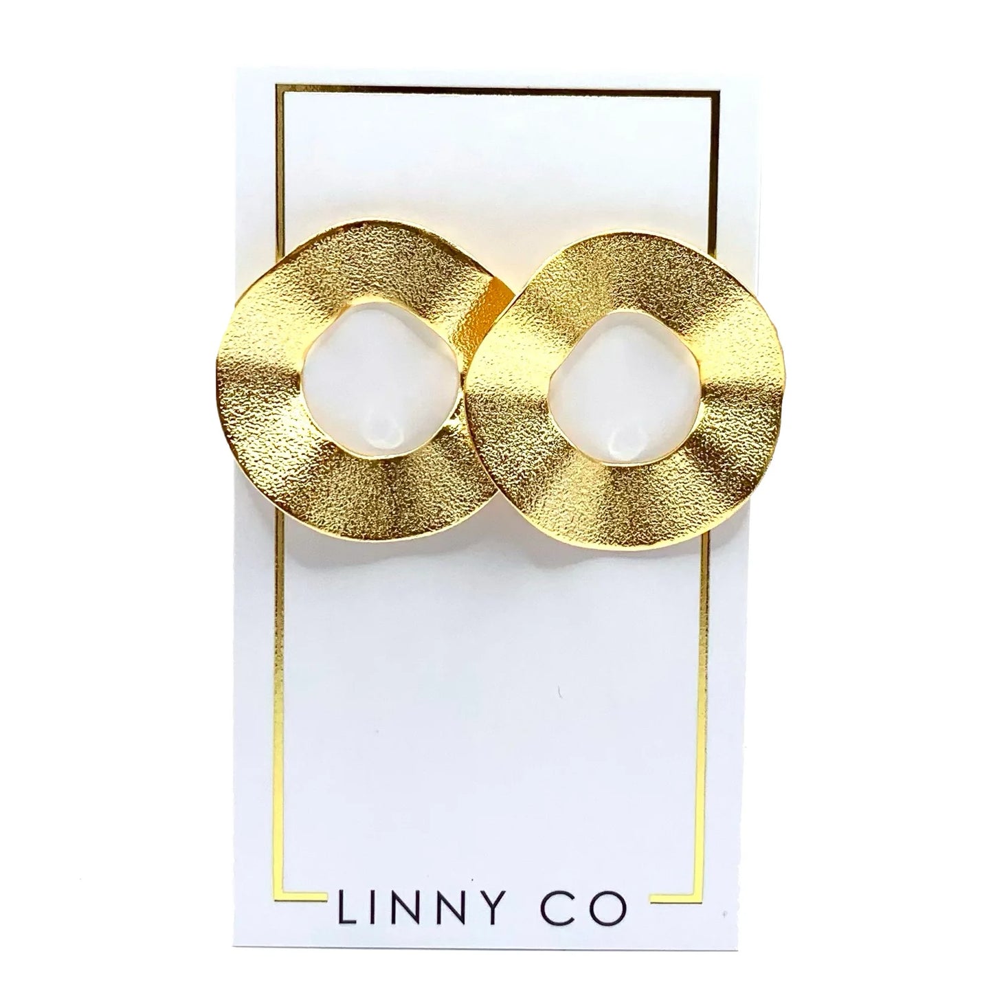 Eliza gold earrings