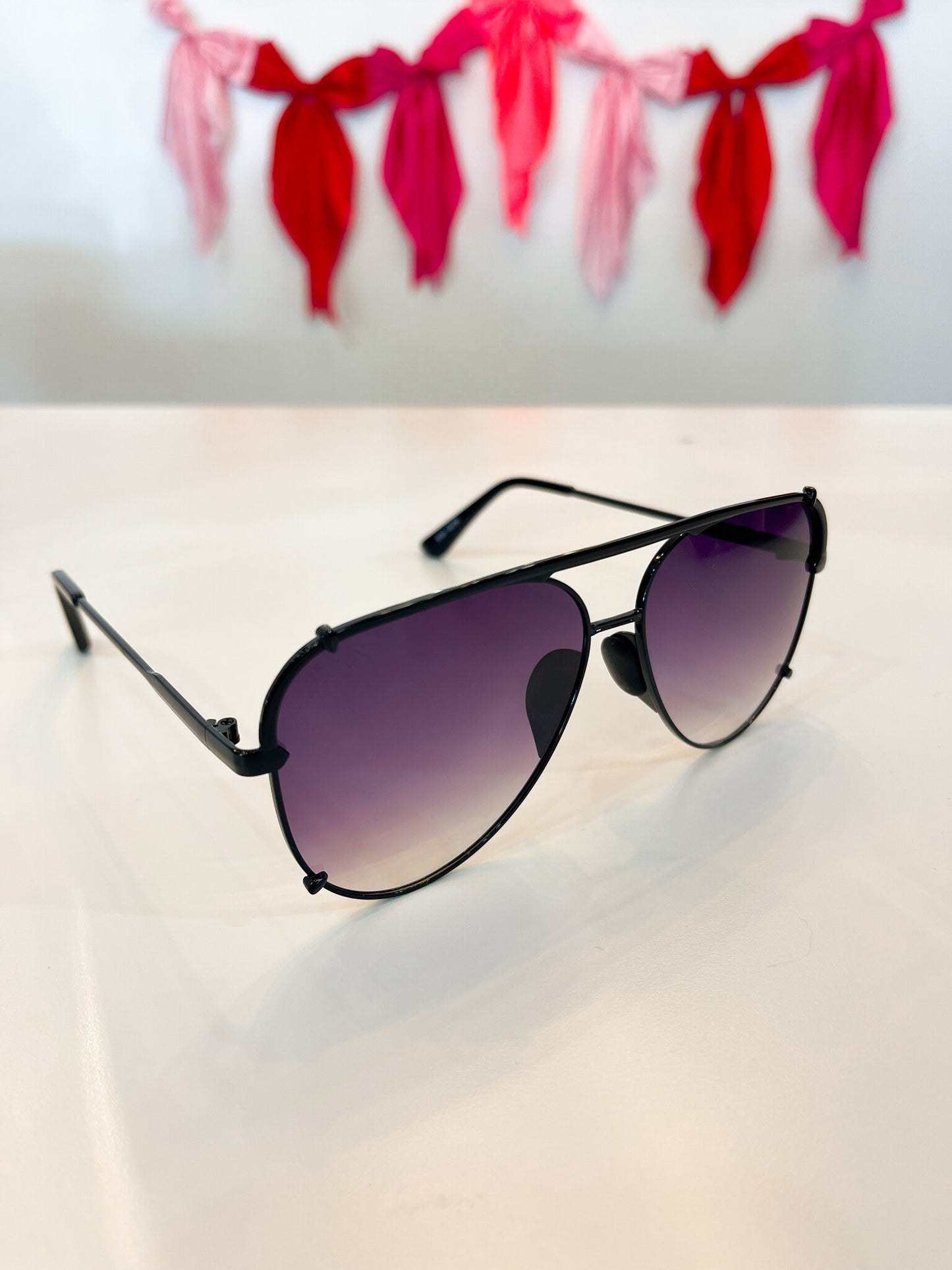 DAX Shay black ombre sunglasses