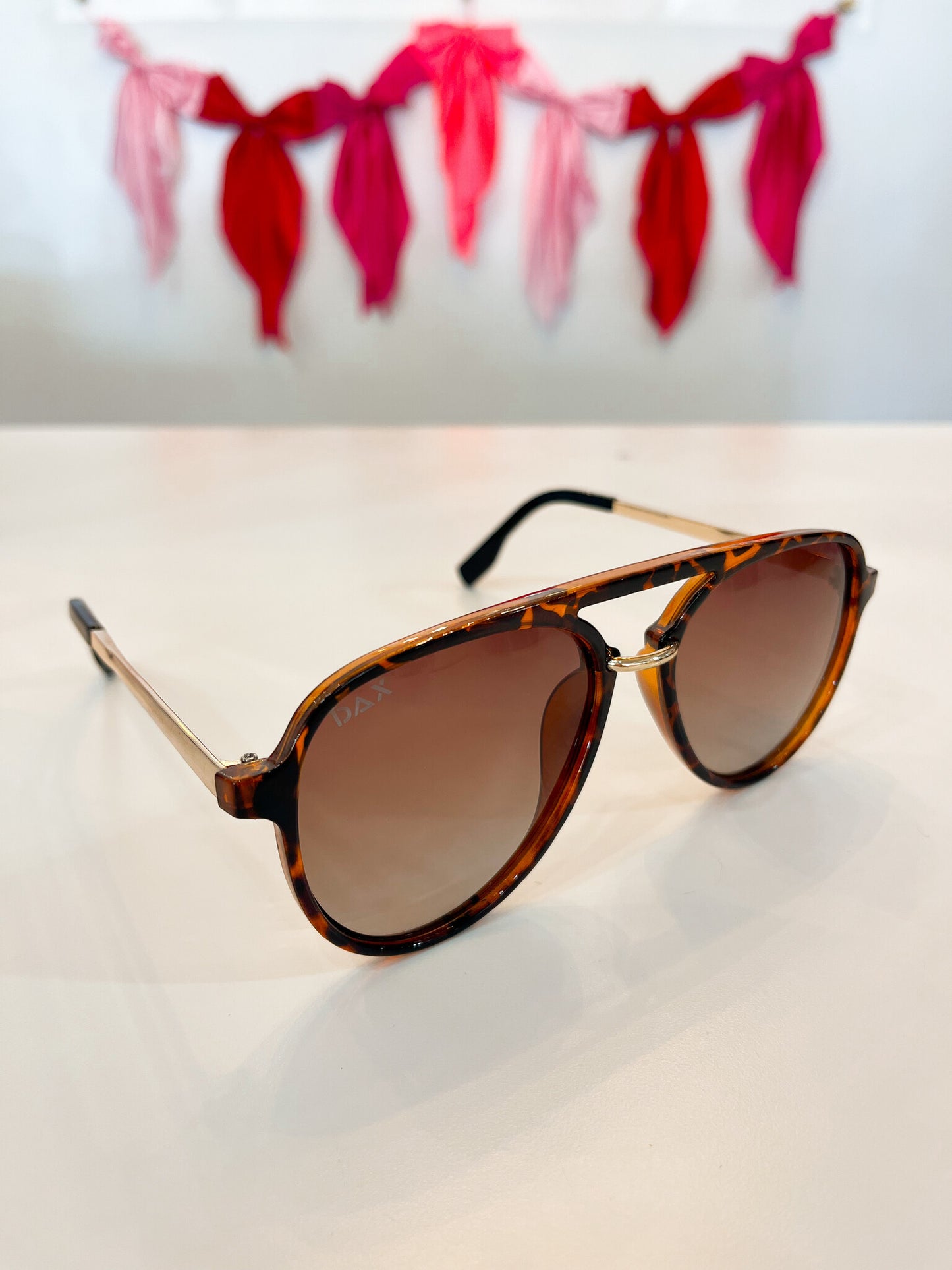 DAX Earhart cheetah sunglasses
