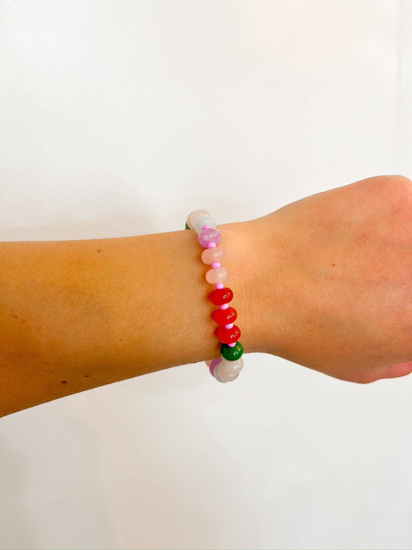 Pastel beaded bracelet