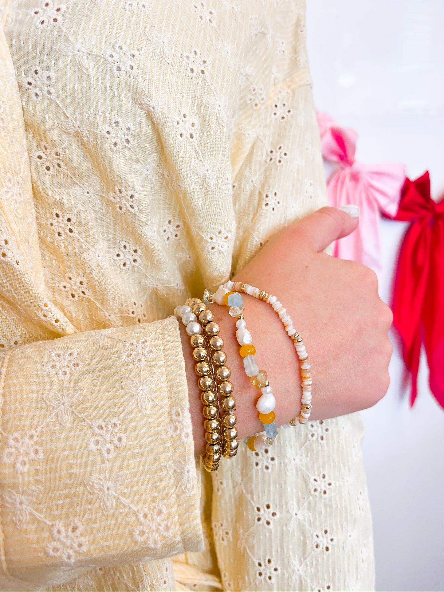 So happy natural stone bracelet
