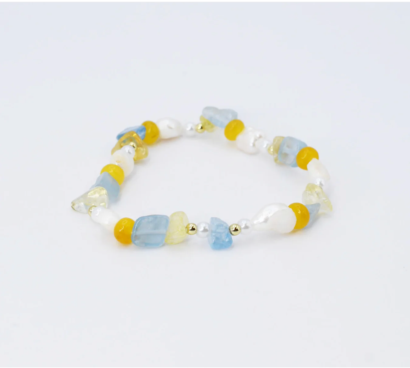 So happy natural stone bracelet