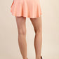 melon v shaped tennis skort