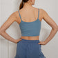 RECYCLED ACTIVE SHORT WITH MESH Paradise Blue