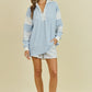 Lucy Blue Floral Sweatshirt