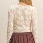Hannah Ribbon Detail Lace Top