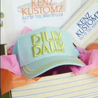 Dilly Dally - Blue/Green Vintage Hat