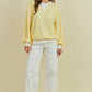 Lily Yellow Ribbed Top