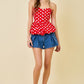 Dana Denim Flare Shorts