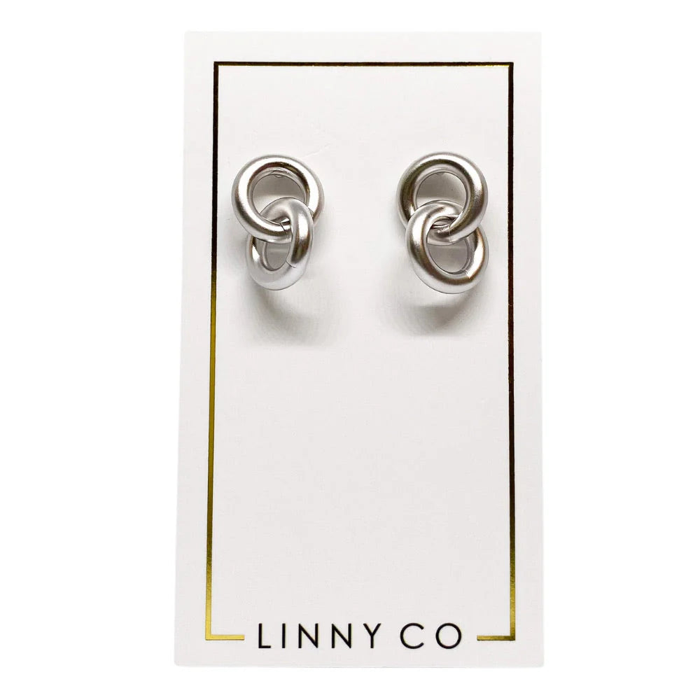 Aria silver earrings