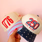 1776 Blue and Red Stripe Hat