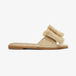 Raffia Natural Bow Sandals