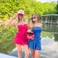 Dakota crimson denim dress