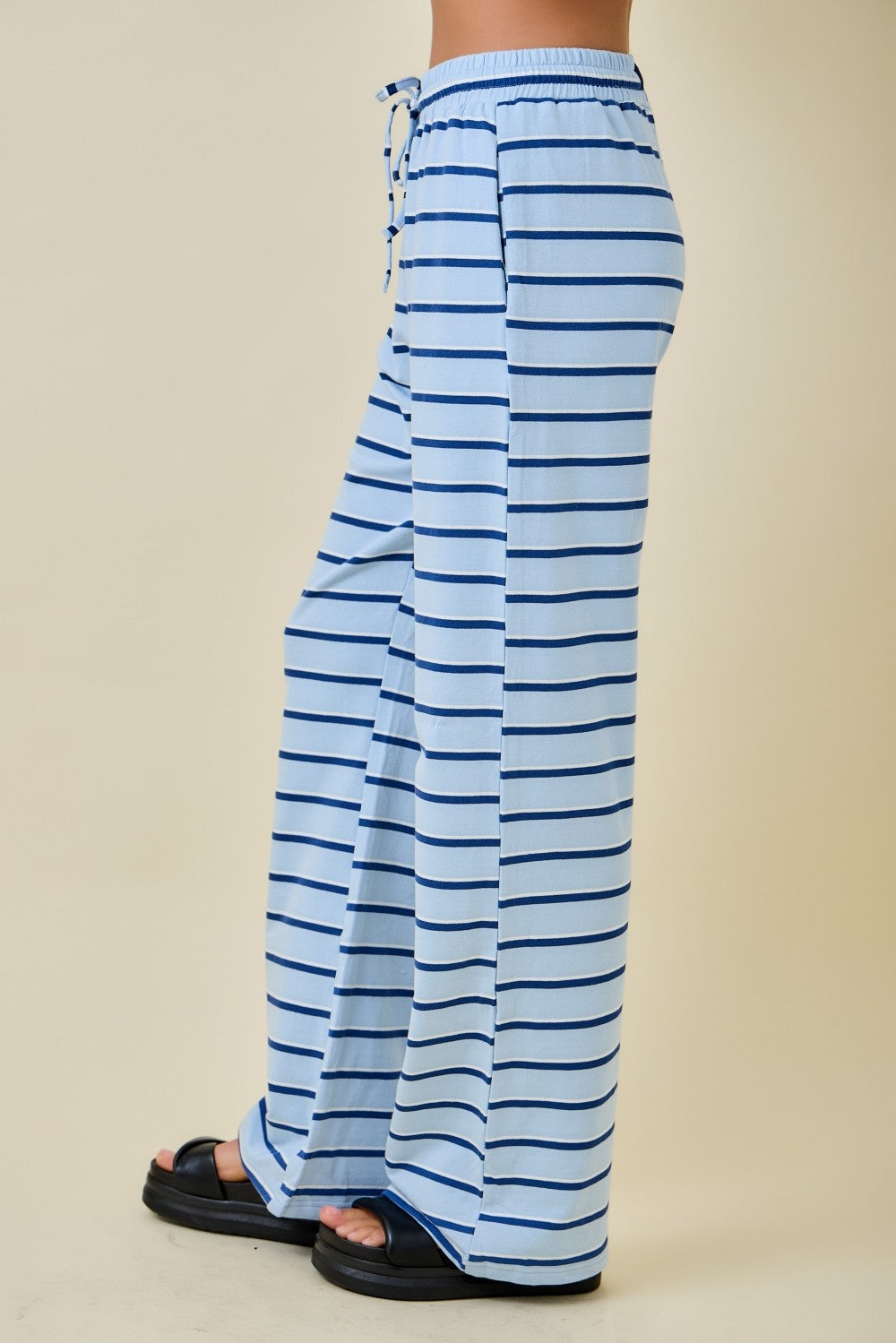 Diana Striped Pants Blue