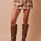 Dani Plaid Mini Skort