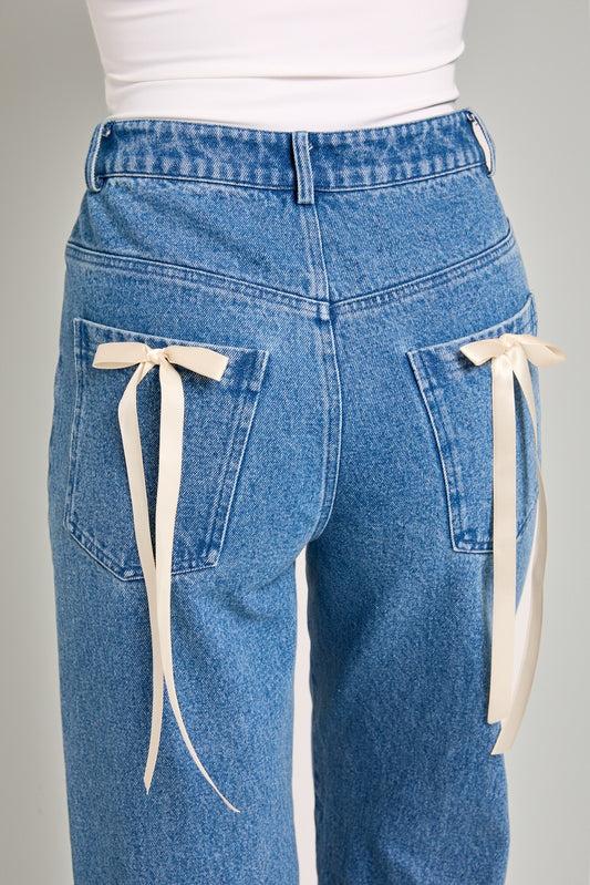 Lucy bow jeans