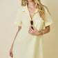 Daniela Yellow Striped Dress