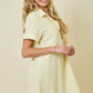 Daniela Yellow Striped Dress