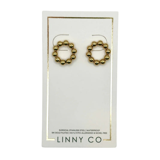 Wyatt gold large circle hoops