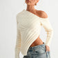Ellie Ivory Knit Top