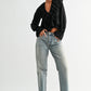 Emma Black Blouse