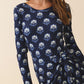 Terra Navy Print Dress