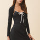 Tansy Black Athletic Dress