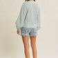 Isla Green Stripe Blouse