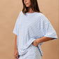 Lily Blue Striped Set Top