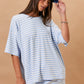 Lily Blue Striped Set Top