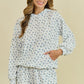 Layla Blue Ribbed Hoodie