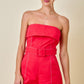 Debra Red Romper