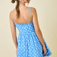 Deliah Blue Polka Dot Bubble Dress