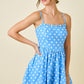 Deliah Blue Polka Dot Bubble Dress