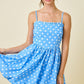 Deliah Blue Polka Dot Bubble Dress